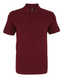 Polo organic coton - AQ082 polo homme : minimum 5 pièces Asquith & Fox Bordeaux S 