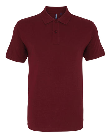 Polo organic coton - AQ082 polo homme : minimum 5 pièces Asquith & Fox Bordeaux S 