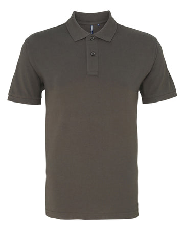 Polo organic coton - AQ082 polo homme : minimum 5 pièces Asquith & Fox Slate S 