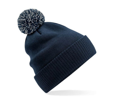 Bonnet Snowstar® bi-color -B450 Bonnet adulte : minimum 20 pièces Beechfield Marine/gris leger 