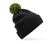 Bonnet Snowstar® bi-color -B450 Bonnet adulte : minimum 20 pièces Beechfield Noir/lime vert 
