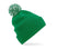 Bonnet Snowstar® bi-color -B450 Bonnet adulte : minimum 20 pièces Beechfield Kelly vert/blanc 