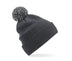 Bonnet Snowstar® bi-color -B450 Bonnet adulte : minimum 20 pièces Beechfield Graphite/ gris leger 