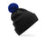 Bonnet Snowstar® bi-color -B450 Bonnet adulte : minimum 20 pièces Beechfield Noir/royal 