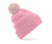 Bonnet Snowstar® bi-color -B450 Bonnet adulte : minimum 20 pièces Beechfield Dusty rose / off blanc 