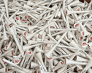 Tee biodégradable marquage shaft et cup vendu en vrac tee de golf: minimum 1000 pièces Biogolftee 