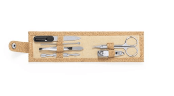 Set à manucure avec housse en liège Beauté et bien être: minimum 20 pièces OP 