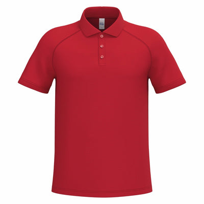 Polo technique golf - IB200 polo homme : minimum 10 pièces iDeal Basic Brand Rouge XS 