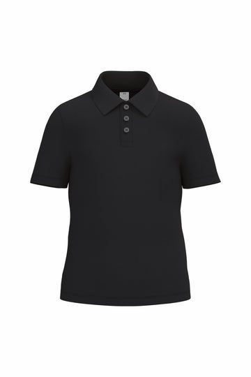 Polo EDG - maille piqué polo junior: minimum 10 pièces iDeal Basic Brand Noir 2/4 ans 
