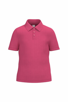 Polo EDG - maille piqué polo junior: minimum 10 pièces iDeal Basic Brand Fuchsia 2/4 ans 