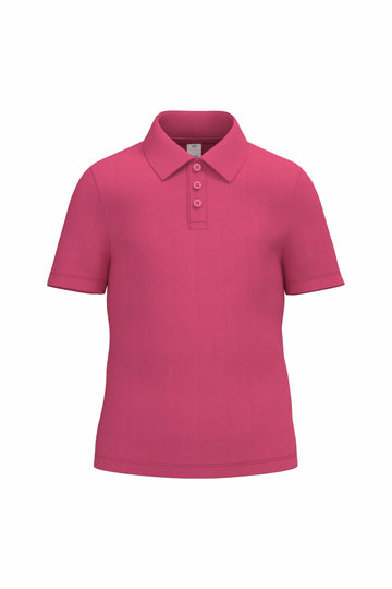 Polo EDG - maille piqué polo junior: minimum 10 pièces iDeal Basic Brand Fuchsia 2/4 ans 