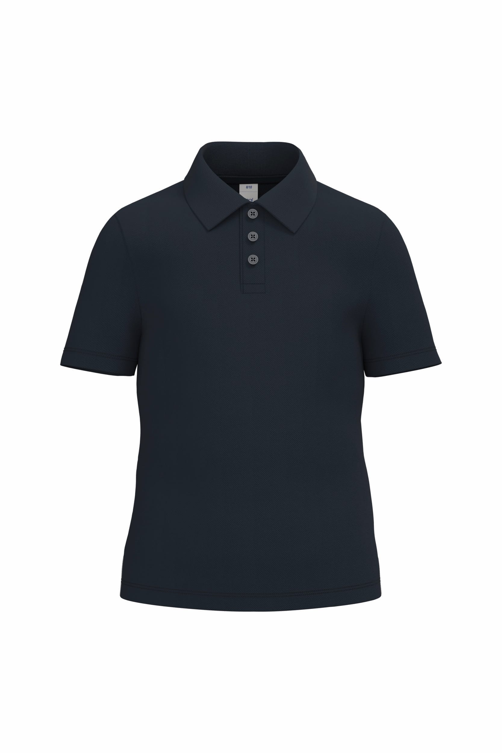 Polo EDG - maille piqué polo junior: minimum 10 pièces iDeal Basic Brand Marine 2/4 ans 