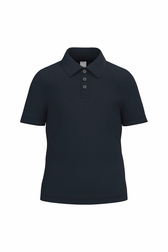 Polo EDG - maille piqué polo junior: minimum 10 pièces iDeal Basic Brand Marine 2/4 ans 