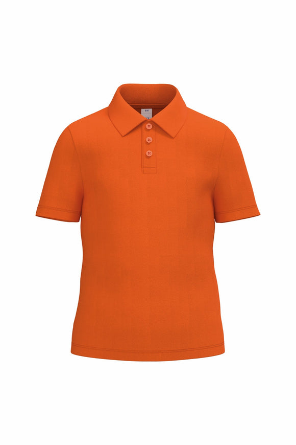 Polo EDG - maille piqué polo junior: minimum 10 pièces iDeal Basic Brand Orange 2/4 ans 