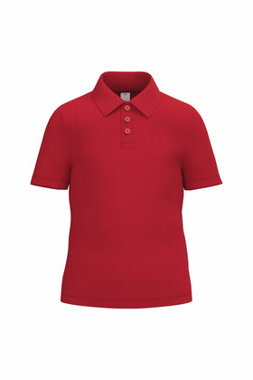 Polo EDG - maille piqué polo junior: minimum 10 pièces iDeal Basic Brand Rouge 2/4 ans 