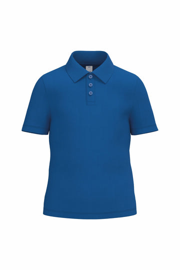 Polo EDG - maille piqué polo junior: minimum 10 pièces iDeal Basic Brand Royal bleu 2/4 ans 