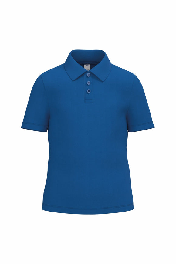 Polo EDG - maille piqué polo junior: minimum 10 pièces iDeal Basic Brand Royal bleu 2/4 ans 