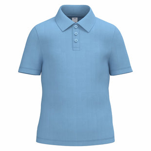 Polo EDG - maille piqué polo junior: minimum 10 pièces iDeal Basic Brand Sky 2/4 ans 