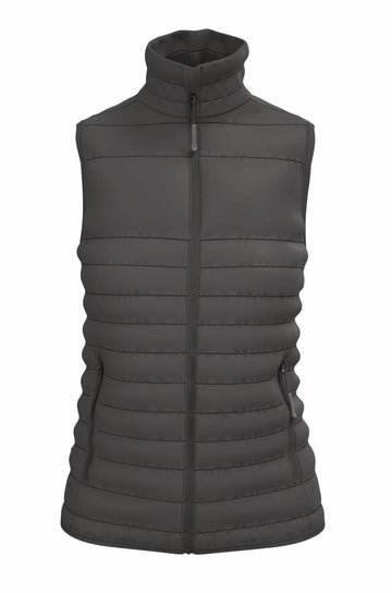 Bodywarmer sans manche - IB6173 veste de golf: minimum 5 pièces iDeal Basic Brand Gris Foncé XS 