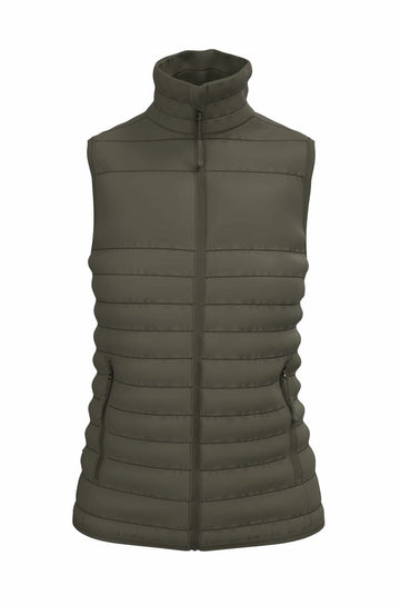 Bodywarmer sans manche - IB6173 veste de golf: minimum 5 pièces iDeal Basic Brand Khaki XS 