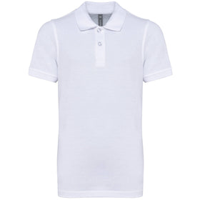 Polo junior golf - K268 polo junior: minimum 5 pièces Kariban Blanc 4/6 ans 
