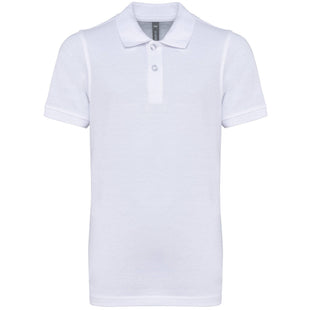 Polo junior golf - K268 polo junior: minimum 5 pièces Kariban Blanc 4/6 ans 