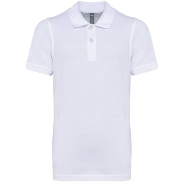 Polo junior golf - K268 polo junior: minimum 5 pièces Kariban Blanc 4/6 ans 
