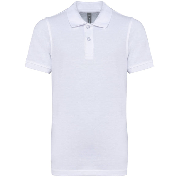 Polo junior golf - K268 polo junior: minimum 5 pièces Kariban Blanc 4/6 ans 