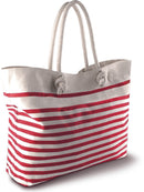 Sac de Plage - KI0242 Sac de plage : Minimum 5 pièces Kimood Rouge/ naturel 