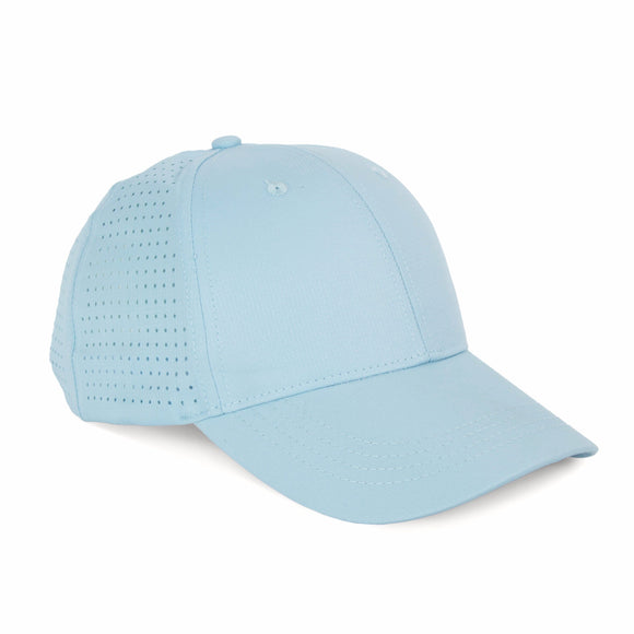 Casquette à panneaux perforée 6 panneaux - KP118 Casquette adulte : minimum 5 pièces K-up Jelly bleu 