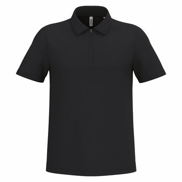 polo 1/4 zip - PA492 polo homme : minimum 5 pièces Pro act Noir XS 