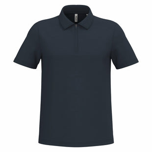 polo 1/4 zip - PA492 polo homme : minimum 5 pièces Pro act Marine XS 