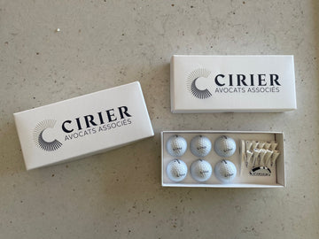 Boite cadeau golf éco responsable gift pack: Minimum 10 pack Biogolftee 