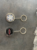 Porte clef métallique rotatif en R/V porte clef : minimum 100 pièces Alvin Golf 