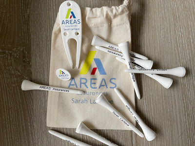 Pack biodégradable classique gift pack: Minimum 100 pack mygolfstore.fr 
