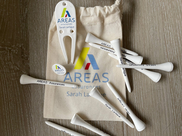 Pack biodégradable classique gift pack: Minimum 100 pack mygolfstore.fr 