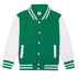 Sweat teddy école de golf -JH043J Sweat EDG - minimum 5 pièces AWDis Kelly vert/ blanc 3/4 ans 