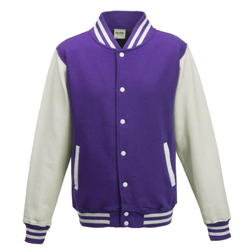 Sweat teddy école de golf -JH043J Sweat EDG - minimum 5 pièces AWDis violet/blanc 3/4 ans 