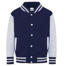 Sweat teddy école de golf -JH043J Sweat EDG - minimum 5 pièces AWDis Marine/heather gris 3/4 ans 