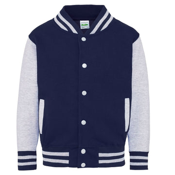 Sweat teddy école de golf -JH043J Sweat EDG - minimum 5 pièces AWDis Marine/heather gris 3/4 ans 