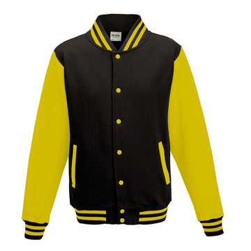 Sweat teddy équipe de golf -JH043 Sweat - minimum 5 pièces AWDis Noir/jaune XS 