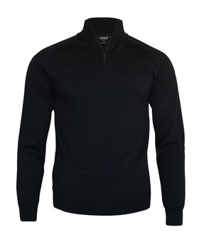 1/4 zip brighton - NB121 Pull homme : minimum 5 pièces Nimbus Noir S 