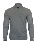 1/4 zip brighton - NB121 Pull homme : minimum 5 pièces Nimbus Gris S 