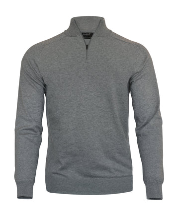 1/4 zip brighton - NB121 Pull homme : minimum 5 pièces Nimbus Gris S 