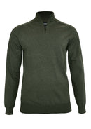 1/4 zip brighton - NB121 Pull homme : minimum 5 pièces Nimbus Olive S 
