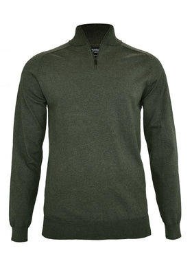1/4 zip brighton - NB121 Pull homme : minimum 5 pièces Nimbus Olive S 
