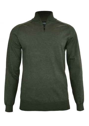 1/4 zip brighton - NB121 Pull homme : minimum 5 pièces Nimbus Olive S 