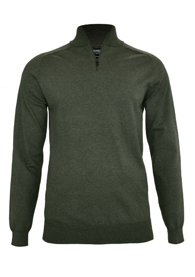 1/4 zip brighton - NB121 Pull homme : minimum 5 pièces Nimbus Olive S 
