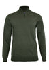 1/4 zip brighton - NB121 Pull homme : minimum 5 pièces Nimbus Olive S 