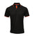 Polo coolchecker contrasté - PR618 polo homme : minimum 5 pièces premier Noir/orange S 